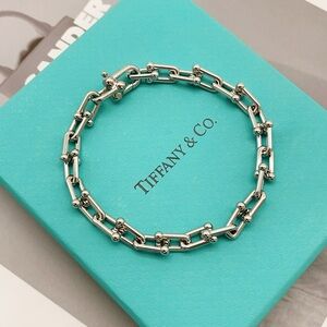Tiffany & Co. Sterling Silver Beaded Link Bracelet